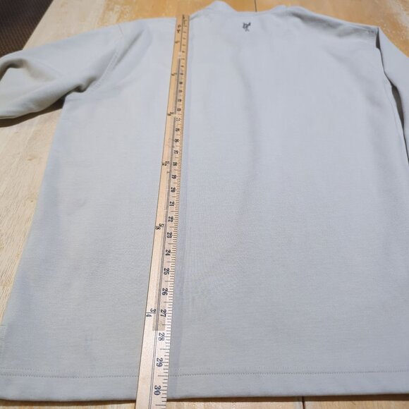 Ashworth TexAgs Light Beige Quarter Zip Pullover long sleeve Sweatshirt 2XL‎ - Picture 14 of 14